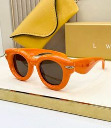 New Vintage Fashion Sunglasses Imported Acetate Frame UV400 Polarized Lens Women Man High Quality LW40118l SIZE 46-23-14