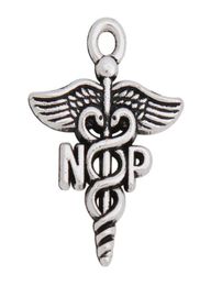 Alloy Medical Caduceus Charm Vintage Nurse Practitioner NP Jewellery DIY Charms 1822mm AAC16199914657