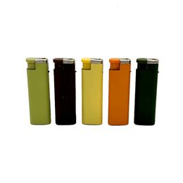 Wholesale Iatable Lighters Free Laser High-Grade Iron Refillable Cigarette Without Gas Lighters