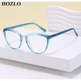 Sunglasses Fashion Women Cat Eyes Anti Blue Light Myopia Glasses Female Ladies Retro Insert Core Leg Nearsighted Spectacles Custom Lens