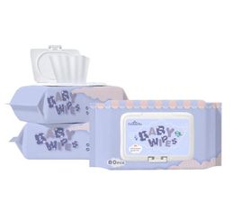 80 Sheets Baby Child Wet Tissue Boxes Portable Wipes Box Plastic Baby Butt Wipe Storage Case Holder2944312