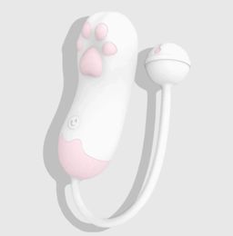 Cat Claw Jumping Egg Strong Impact Women Wear Remote Control Wireless Sexual Products When Going Out 240430