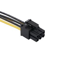 new 50cm 20cm 6pin To 8Pin (6 + 2Pin) PCI-E Cable 18AWG Mining Can Be Connected To A Variety of Different Graphics Cardsfor 6pin to 8pin