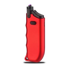 Custom Portable Windproof Torch Lighter Usb Rechargeable Electric Candle Lighter For Camping