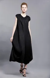 Party Dresses SELLING Miyake The Design V-neck Temperament Of Fold Dress With Short Sleeves Bud IN STOCK