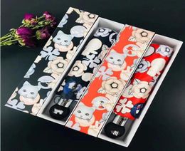 New Emoj fashion cat pattern Umbrella Classic Women Automatic Luxury Vintage logo Umbrella for Rain or sunshie gift Box3723277