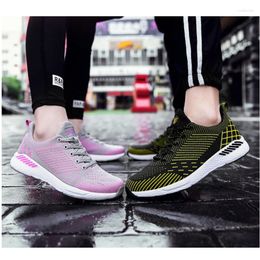 Running Shoes Big Size 35-48 For Couple Outdoor Walking Sneaker Lace Up Free Flexible Light Sport Mesh Lovers Footwear