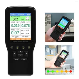 Air Quality Monitor Detector Accurate Test Formaldehyde HCHO TVOC PM1/10 Indoor Pollution Metre Micro Dust Tester