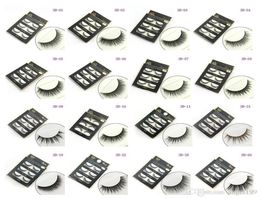 3D False eyelashes 16 Styles Handmade Beauty Thick Long Soft lashes Fake Eye Lashes Eyelash Sexy DHL 6328075