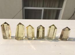 Natural Citrine Quartz Crystal Wand Point Reiki Healing Natural stones and minerals as gift 4694604