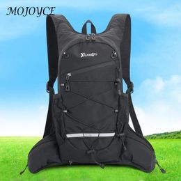 Backpack Polyester Climbing Rucksack Wear-resistant School Layered Storage Lightweight Durable Adjustable For Outdoor Activities