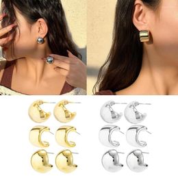 Stud Earrings Fashionable Alloy Ear Studs Teardrop Shaped Geometric Waterdrop Jewellery For Women Girls Stylish Ears Ornaments