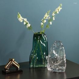 Vases Chinese Style Transparent Hydroponic Glass Landscape Vase Creative Home Decoration And Ornaments
