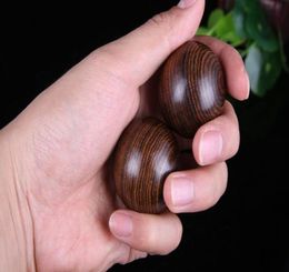 Healthy Life2pcs Wooden Stress Hand Relaxation Baoding Ball Chinese Traditional Health 45mm5299219