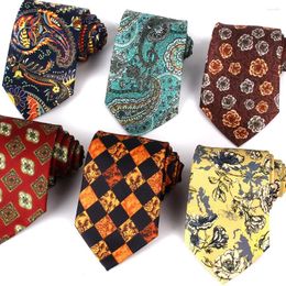 Bow Ties Soft Fabric For Men Women Funny Printed Neck Tie Party Business Suit Print Neckties Wedding Groom Gifts