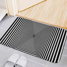 Carpets Rug Bedroom Bathromm Carpet Vertigo Hypnotic Funny 3D Children Girls Living Room Cartoon Floor Mat Doormat Decor