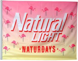 Naturdays Natural Light Banner Flag Pink 3x5FT 150x90cm Printing 100D polyester Decoration Flag With Brass Grommets 8798759