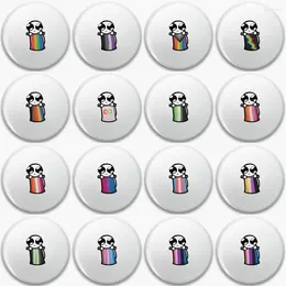 Brooches Funny Small TBH Creature Pins Badges Cute LGBT Flag Autism Pin Jewellery Backpack Women Canvas Tote Bags Button Decor