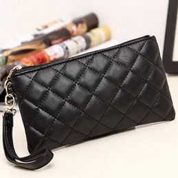 pg153 Whole Fashion Ladies Single Zipper Cheap Wallet Designer Women PU Leather Wallet Lady Ladies Long Purse7023715