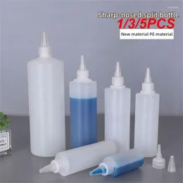 Storage Bottles 1/3/5PCS Plastic Squeeze Dropper Ink Glue Empty Container Organiser Bottle Split Transparent Squeezable