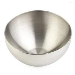 Bowls -Stainless Steel Salad -Bowl Rice Soup -Heat Insulated 304 -Double Walled Bowl -Multi-Purpose -Cooking Tableware