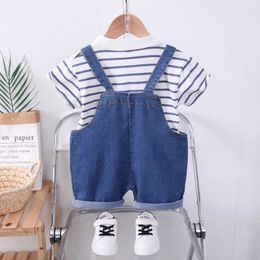 Clothing Sets Summer Baby Clothes Suit Children Boys Casual Striped T-Shirt Shorts 2Pcs/Sets Toddler Costume Kids Outfits Infant Tracksuits