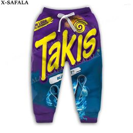 Men's Pants Novelty Funny Chips Takis Food 3D Print Trousers Children Kids Sweatpants Drawstring Long Joggers Spring Autumn Sports Pants-1