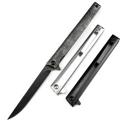 Popular 440C Steel Outdoor Tactical Pocket Knife Factory Wholesale OEM Available Portable EDC Defense Pen Knife