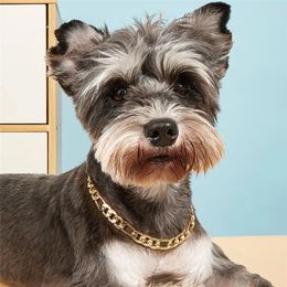 Dog Apparel Pet Chain Collars Metal Necklace Adjustable Neck Decoration Accessories Supplies 28cm/36cm/44cm