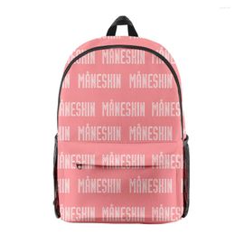 Backpack Fashion Maneskin Pupil Bookbag Notebook Backpacks 3D Print Oxford Waterproof Boys/Girls Casual Travel