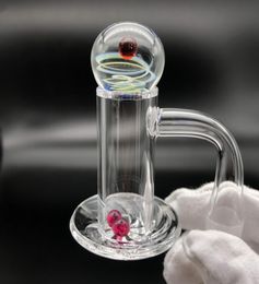 Blender style Quartz Banger with Carb Cap terp pearls 14mm Male Female Thick terp slurper banger Domeless nail for Dab Rig Bong7337260