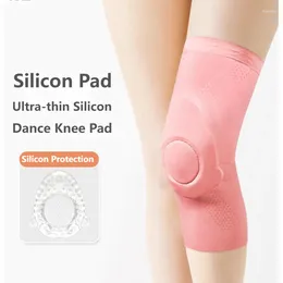 Knee Pads Dance Yoga Brace Super-thin Silicone Pad Elbow Adults Kids Sports Fitness Gym Supporter Elastic