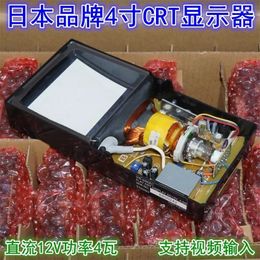 Table Cloth Mini 4 Inch CRT Black And White Monitor Supports Video Input 12V4W Electronic Picture Tube