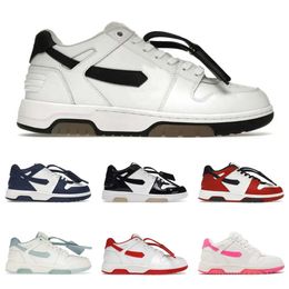 2024 Out of Office Low Tops Designer Mid Top Sponge Casual Shoes Platform Vintage Sneakers White for Walking Off Dhgates Mens Women Loafers Trainers 36-45