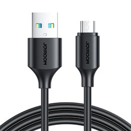 Fast Charging Data Cable 2.4A USB-A to Micro 1m Wired Cord Quick Transmission USB Cables for Mobile Phone