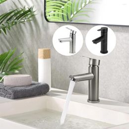 Bathroom Sink Faucets Silver/Grey Basin Faucet Washbasin Water Mixer Tap Cold Stainless