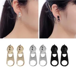 Stud Earrings B36D Exquisite For Creative Zipper 1Pair Punk Cartilage Ear Piercing Kid Adult Women Boy