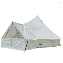 Shelters 2024 Outdoor and Tents Camping Family Tent Large Cotton Pyramid Yurt Picnic Thickened Waterproof