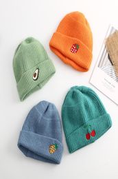 28 years old Warm Baby Winter Hat for Kids Children Knitted embroidery Cap Kids Baby Girls Hat Casquette Baby Bonnet Whole Cu9657194