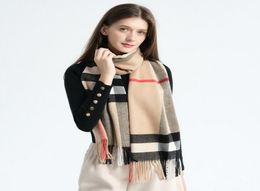 2021 New Classic British Plaid Cotton Ladies High Quality Women Cashmere Scarf For Women Autumn And Winter Shawl5869747