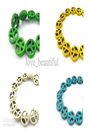 15mm diy beads Dyed turquoise peace scattered beads multicolor optional 300pcs9034304