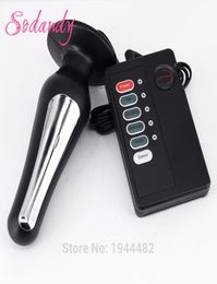 Electro Shock Butt Vibrator Electronic Pulse Stimulate Anal Plug Massager Massage Vibrating Vagina Stimulators Electric Sex Toys1963306