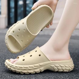 Slippers Summer Men Women Waterproof Outdoor Sandals Quick Dry Beach Flip Flop Platform Comfortable Indoor Shoes Couple