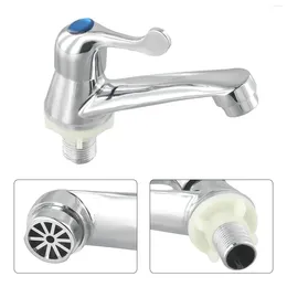 Bathroom Sink Faucets 1 Pc Tap Single Cold Water Basin Faucet Zinc Alloy For Kitchen Home Decoration Accessories