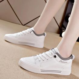 Casual Shoes Women's Summer Thick Sole White Spring Autumn Breathable Platform Tennis Woman Trend Round Head Female Sneaker2024