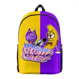 Backpack Harajuku Shovelware Brain Game Pupil Bookbag Notebook Backpacks 3D Print Oxford Waterproof Boys/Girls Travel