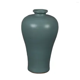 Bottles Jingdezhen Antique Porcelain Grey Blue Glazed Plum Vase Decoration