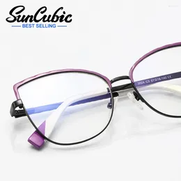 Sunglasses Frames SunCubic Women Retro Cateye Eyeglasses Lady Vintage Optical Myopia Prescription Glasses Frame High Quality JS6200