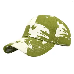 Ball Caps Baseball Cap Washing Form Tie Dye Female Personality Fashion Duck Outdoor Travel Sun Visor Hat Mesh Back