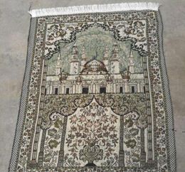 Islamic Muslim Prayer Mat Salat Musallah Prayer Rug Tapis Carpet Tapete Banheiro Islamic Praying Mat 70110cm by sea RRE128293206125